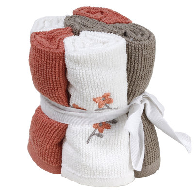 Cotton Lightweight Jacquard Washcloth