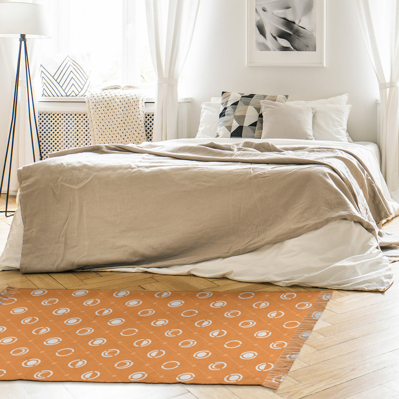 Tapis de la lune phases orange, Non