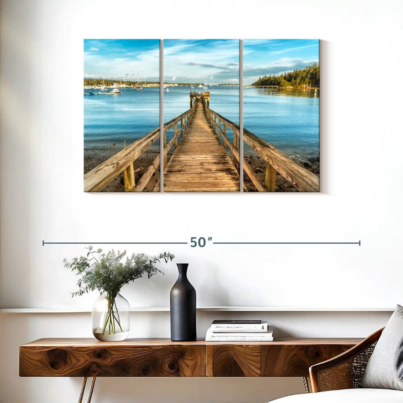 Aletra Southwest Harbor Pier, 24" H x 38" W