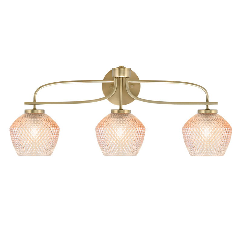 Barre d'éclairage de salle de bain Cavella, 7.75" H x 31.5" W x 7.75" D