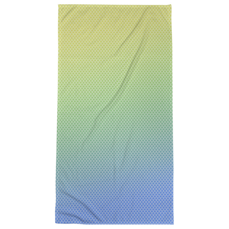 Katelyn Elizabeth Bath Towel, Yellow/Green/Blue