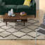 Tapis géométrique en laine tissé à la main Wachapreague Kenya-475928739