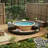 Hot Tub Surround Black Poly Rattan-89928135