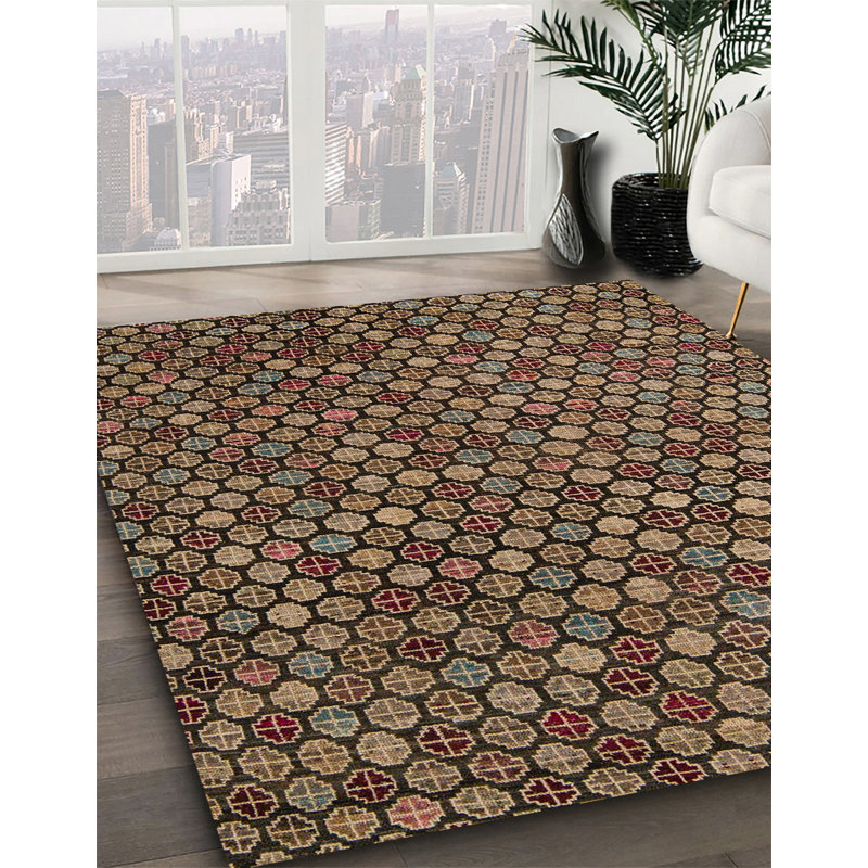 Geometric Indoor Rug, Rectangle 8' x 12'