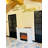 French-style creamy home and homestay electric fireplace core with simulated flames-129634092-129634093