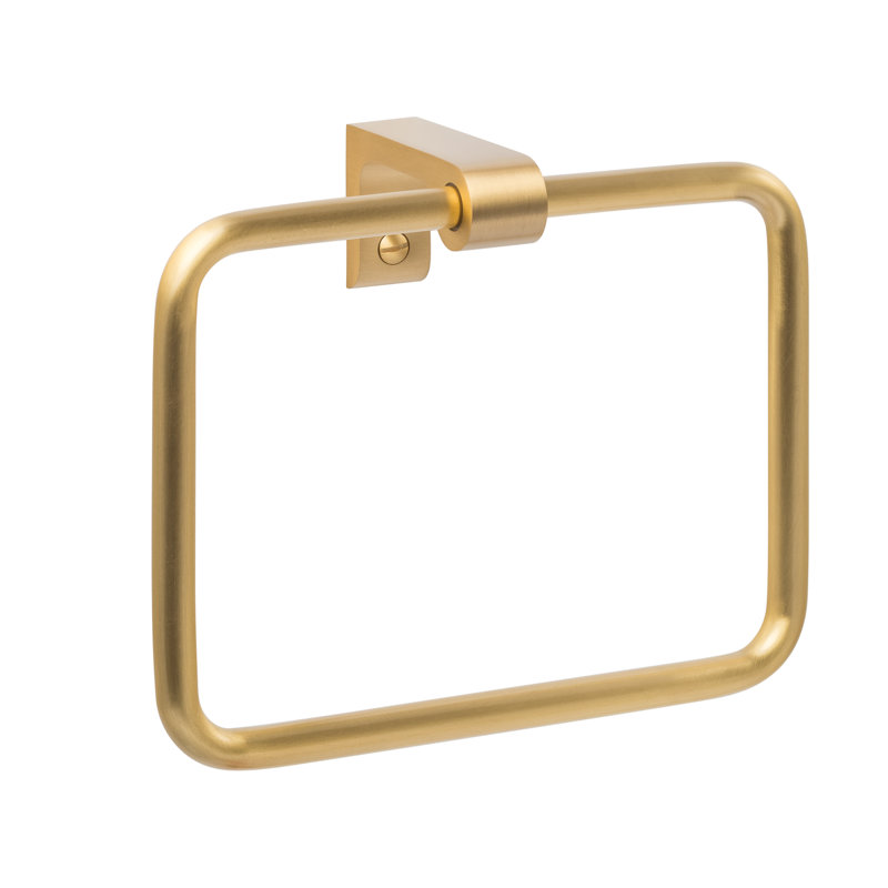 Sedona Towel Ring, Satin Brass