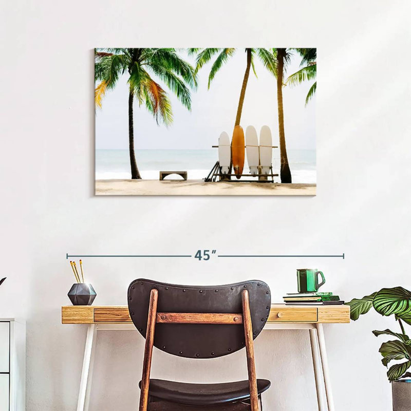 Senne Surfing Haven, 24" H x 36" W