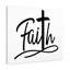 Faith Cross - Wrapped Canvas Print-209614316