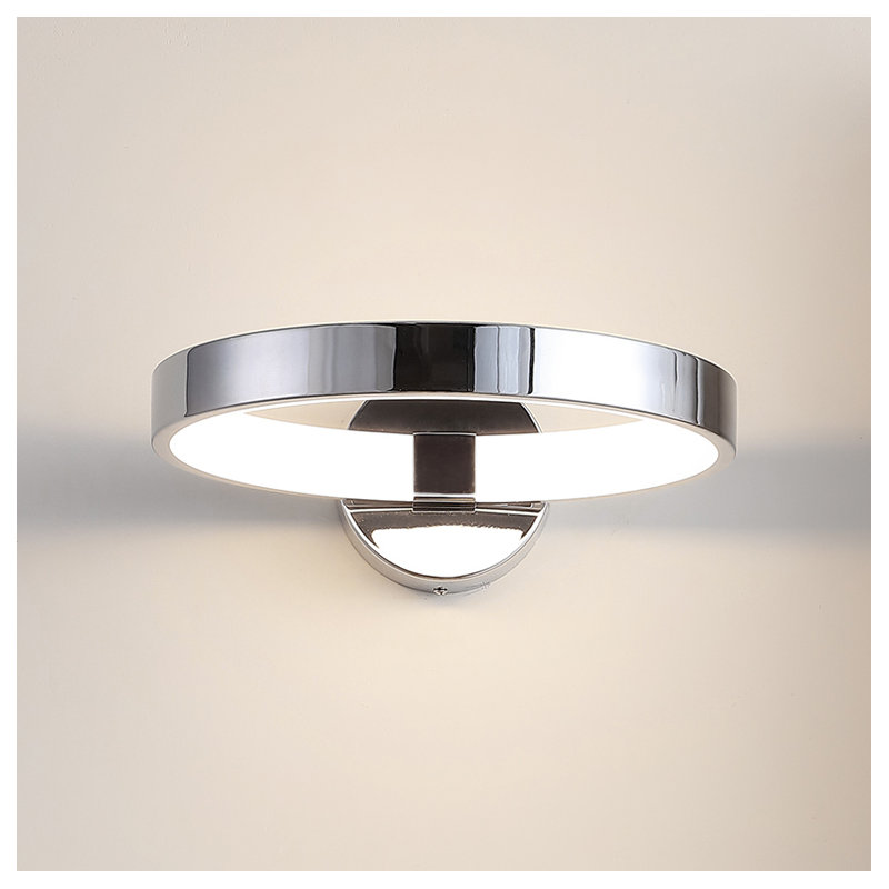 Fruitvale Iron LED Armed Sconce, Chrome