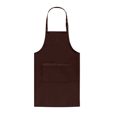 Tablier de barbecue pour homme avec poches, tablier de cuisine réglable pour la cuisine et le nettoyage, café 27,6 x 29,5 po