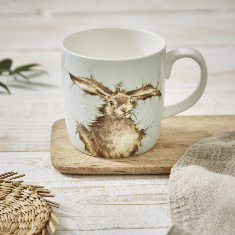 Wrendale Designs, Coloured - Hare Brained Large Mug