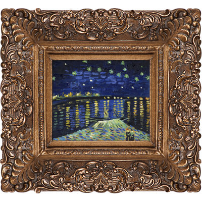 " Starry Night Over The Rhone " by Vincent Van Gogh Painting Print