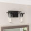 Luminaire à 2 lumières à intensité variable pour meuble-lavabo Averi-408120790
