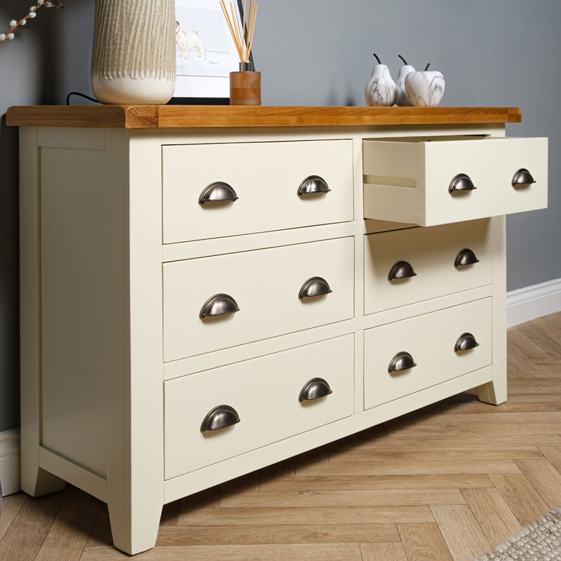 Lucille 128cm W 6 - Drawer Chest of Drawers