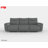 Achernar 110" Modern Power Reclining Sofa with Power Headrests, USB Ports, Textured Fabric-1235736831