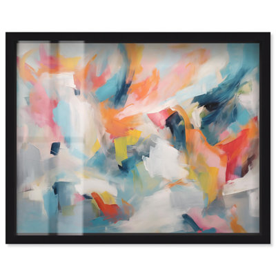 Radiant Dusk I Shadowbox Print Bright Decor par Art Remedy