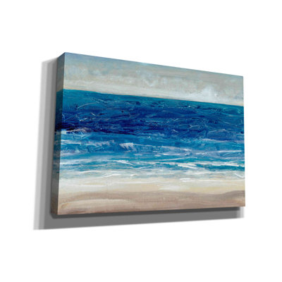 «Crashing Blue I» par Tim O'toole, art mural sur toile