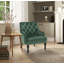 Edgeley Velvet Tufted Armchair-1601922026
