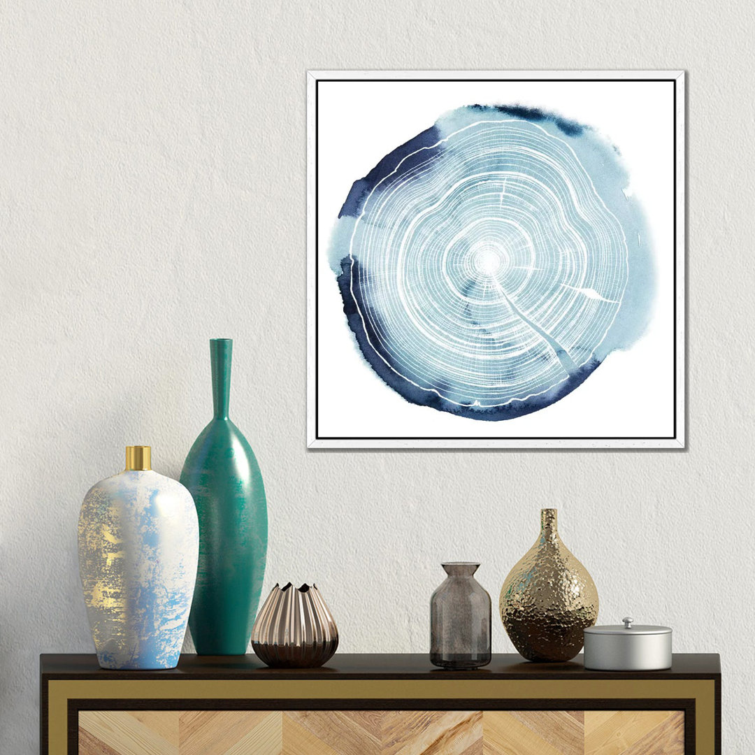 Tree Ring Overlay III von Grace Popp - Galerie- Giclée auf Leinwand