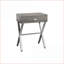 Table basse en stratifié aspect bois avec base chromée en X pour le salon / la chambre à coucher, l'écurie et amp; Polyvalent-793434760