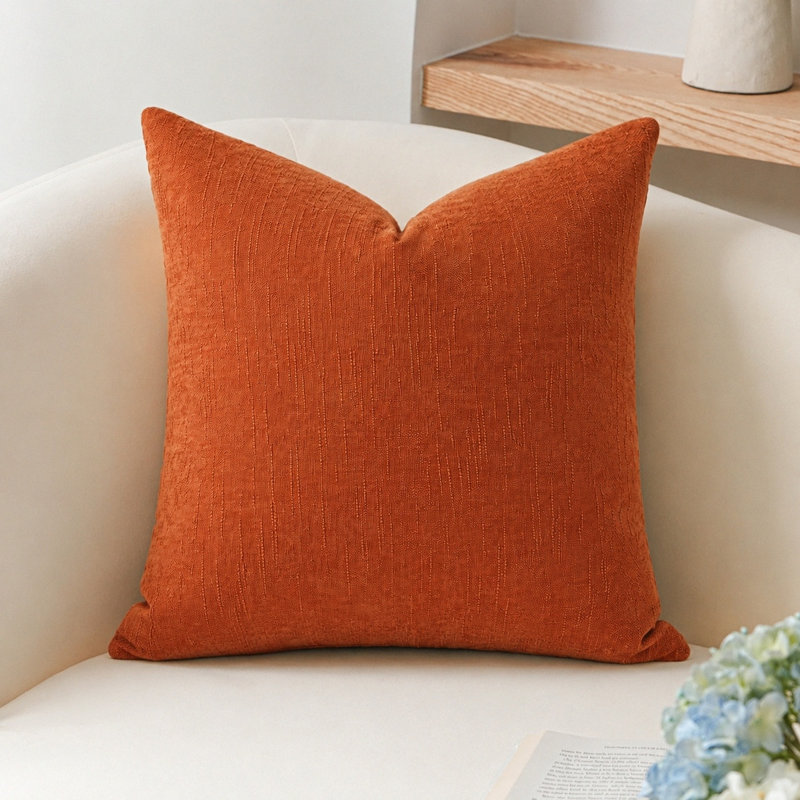 Housses de coussin décoratives 18 po x 18 po, Terra Cotta