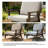 Montelongo Solid Teak Wood Outdoor Lounge Chairs With Cushions-995016651-995016246