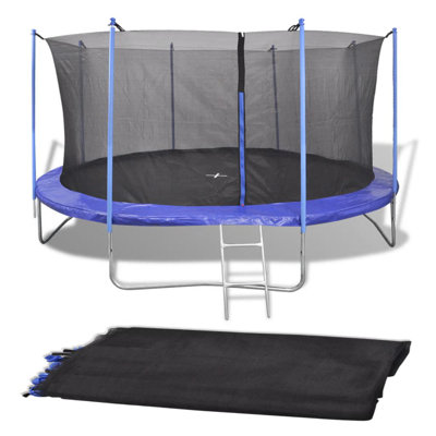 Round Trampoline Net Using 8 Poles