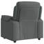 Fauteuil inclinable Vidaxl en tissu gris foncé (100% polyester), métal, contreplaqué-116118542