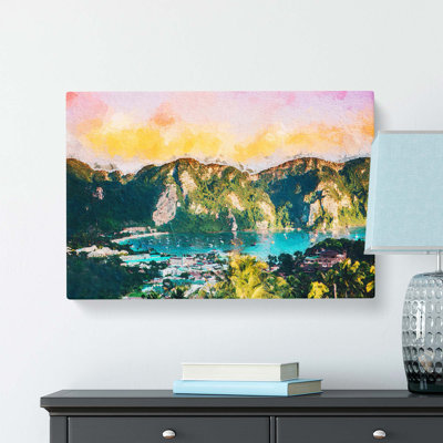 Phi Phi Islands in Thailand - Wrapped Canvas