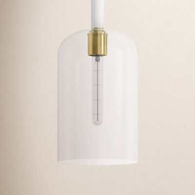 Tegan Single Light Glass Dimmable Pendant