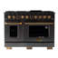 48 in. 6.7 cu. ft. 8 Burners Dual Fuel Range with Kucht Horus Thermostat-2083173701-2083173702