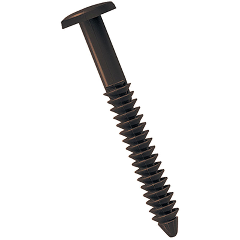 Lifetime Vinyl Shutter Lok (12/Pack), Musket Brown