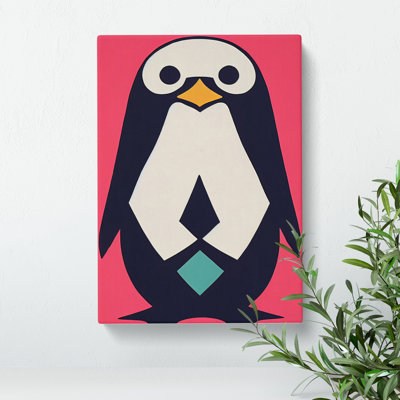 Abstract Penguin No.5 - Wrapped Canvas
