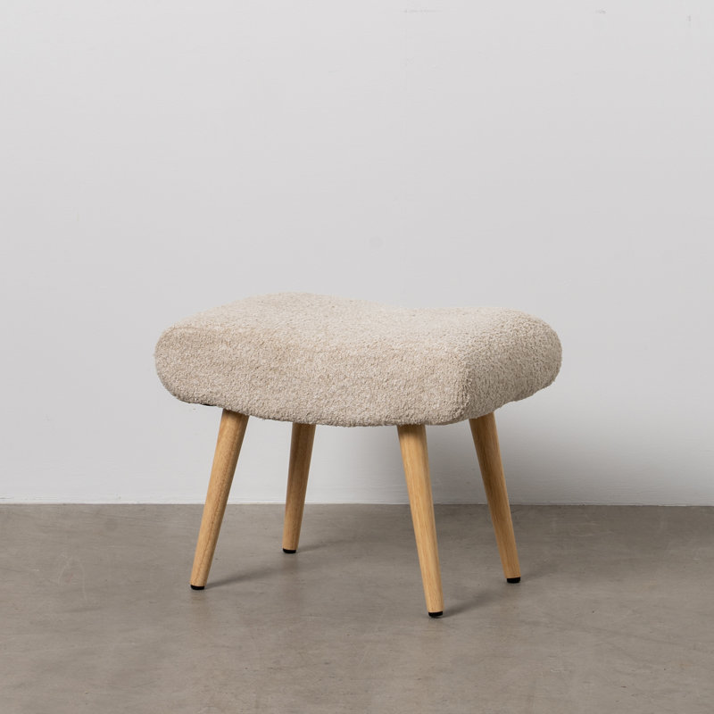 Solid + Manufactured Wood Accent Stool