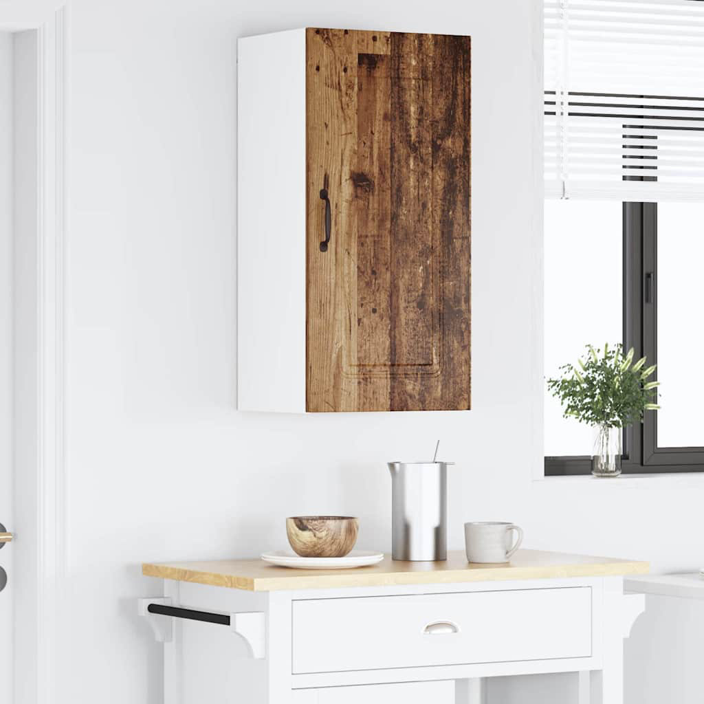 Vidaxl Kitchen Wall Cabinet With Shelf Concrete Grey 40 X 31 X 80 Cm