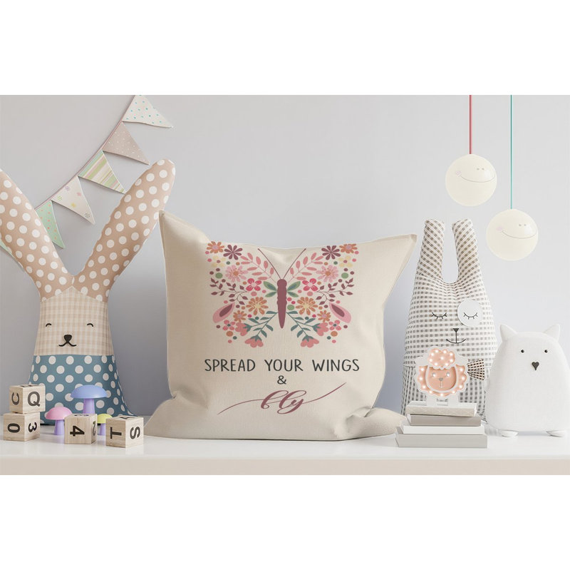 Caffrey Floral Square Cushion