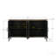 Armoire d'appoint 60 ", 4 portes, buffet de ferme / console pour la cuisine - Brun antique-130482922