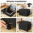 Under Bed Storage Organizer With Wheels And Clear Lid, Heavy-Duty Rolling Storage Container With Visible Window For Clothes, Bedding, And Seasonal Items, 2-Pack