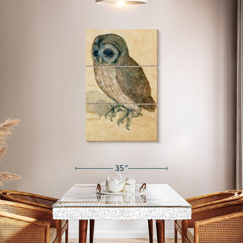 Brampt The Little Owl, 45" H x 28" W