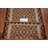Brown Wool Kilim Reversible Area Rug 3x5