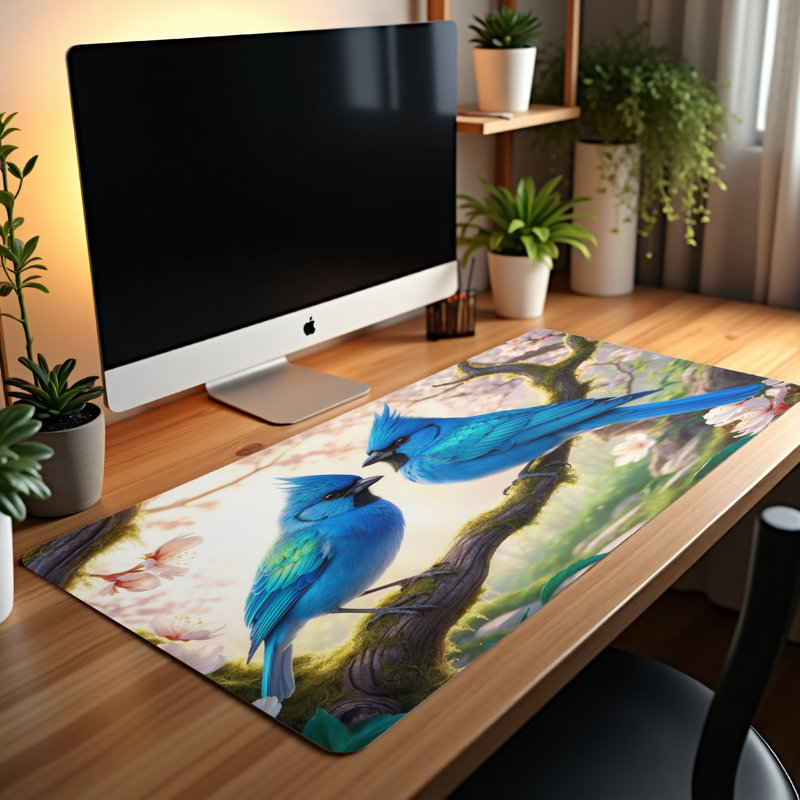 Polyester Desk Pad, 14.4x12.1