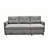 Convertible L-Shaped Sectional Sleeper Sofa Bed-948907202