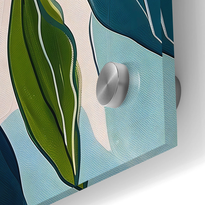 Art mural en verre «Lemon Tree» par Andreas Magnusson, H 36 po x l 24 po x P 0,2 po