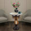 Table d'appoint avec tête de cerf et table d'appoint