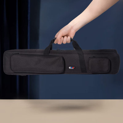 GSE 3x4 Soft Pool Cue Case Billiard Pool Cue Stick Carrying Bag - Holds 3 Butts and 4 Shafts