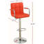 Ensemble de 2 tabourets de bar en similicuir et tabourets de bar à hauteur réglable-107681723