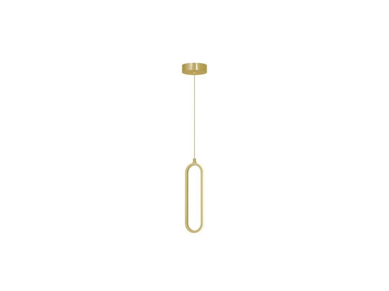 Suspension DEL Zanaia 12 po (30,5 cm), intensité réglable, or (E7DF4B3F20A04035979AE82A09DEF685), Or