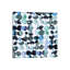 «Blue Ink Dots» par Ninola Design - reproduction d'art-53057927-53057928-53057946