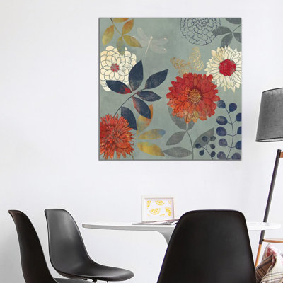 Botanical Garden I 1 Piece Wrapped Canvas Wall Art