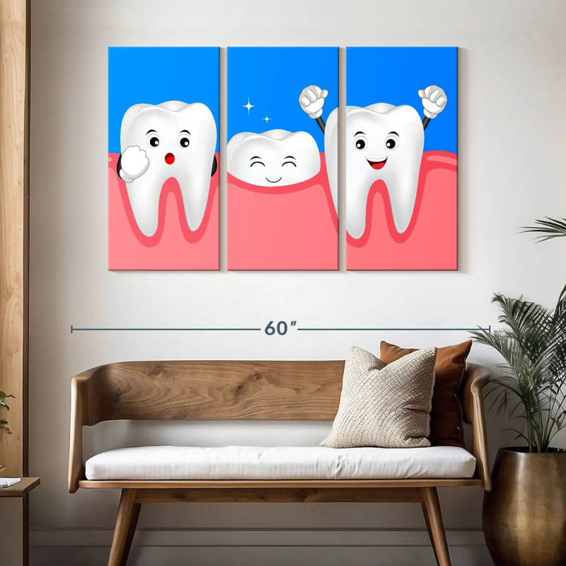Caricature d'Alcaraz New Tooth, H 32 po x l 50 po